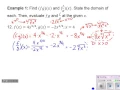 Algebra 2 Section 5 5 - Operations on Functions