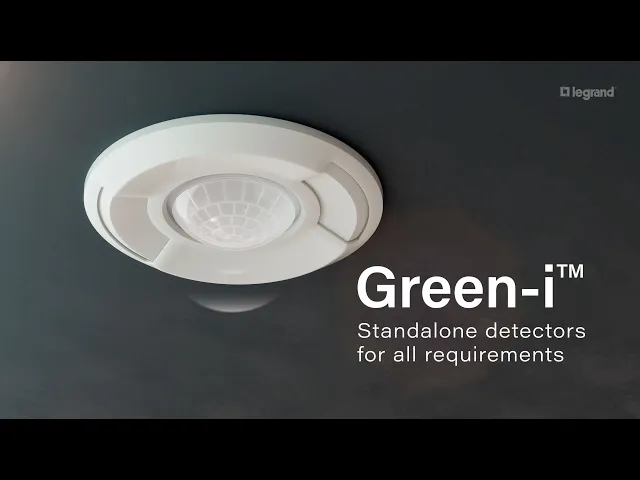Датчик за присъствие PIR, за монтаж към осветител, 360°, обхват D5.5m @ h=2,5m, IP65, БЯЛ GREEN-I-BOW Legrand, LEGRAND, 48470