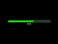 1-Minute Green Round Progress Bar Countdown Black Screen 100 Copyright Free