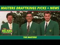 The Masters 2026 DraftKings Picks Lineups Millionaire Maker Ownership Fades 30K Miss Cut Parlay