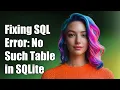Fixing sqlalchemy exc OperationalError No Such Table in SQLite Database