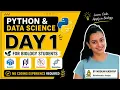 Why Biology Student Should Learn Python Python Tutorial for Beginner Day 1 Variable DataType