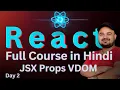 Day 2 React Full Course for Beginners By Frontend Master