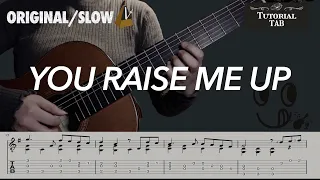 Download You Raise Me Up (Fingerstyle Tutorial with TAB) MP3