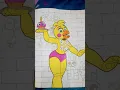 FNAF Coloring Book PAGE 65 TOY CHICA CUPCAKE Art Drawing DIY