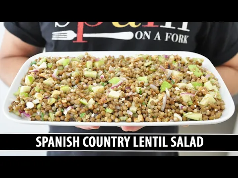 Spanish Country Lentil Salad | Healthy 10-Minute Recipe