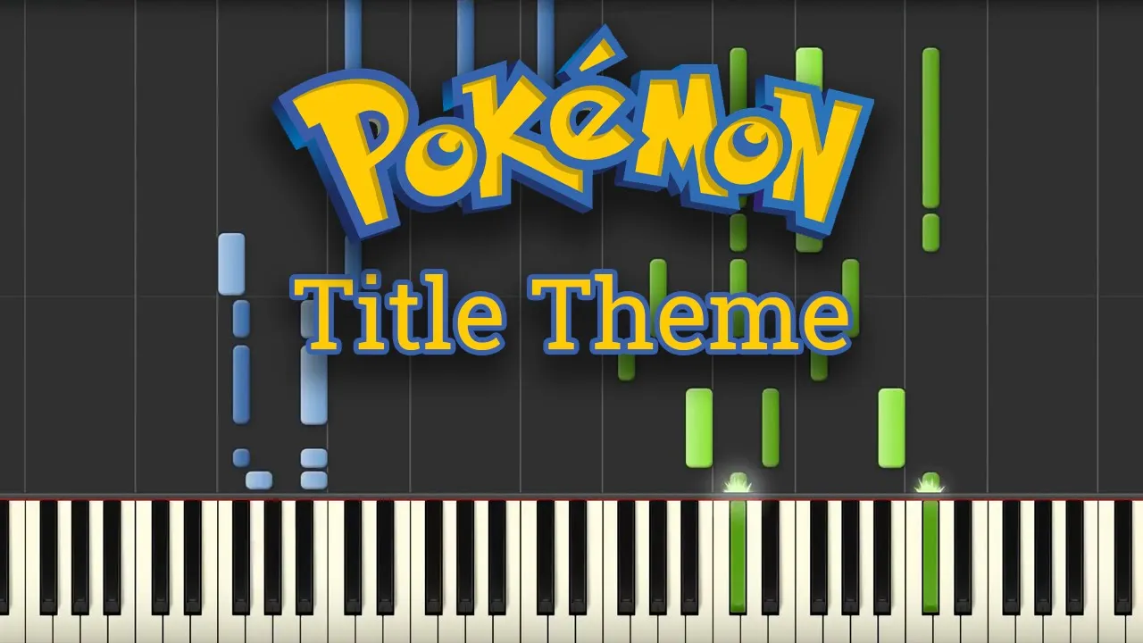 Title Theme - Pokémon Red and Blue (Piano Tutorial)