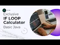 Java If Statement Calculator Learn Java Basics for Beginners DevVibe
