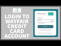 How to Login WayFair Comenity Bank Credit Card Wayfair Credit Card Login for MasterCard Payment