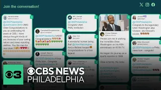 Tributes pour in on social media to celebrate Ukee Washington s 40 years at CBS Philadelphia