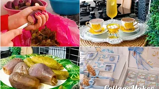 روتين يومي سريع تجهيزاتي ل توزيعات وضيافة البيبي محاشي سريعة روتين يومياتي روتيني اليومي 