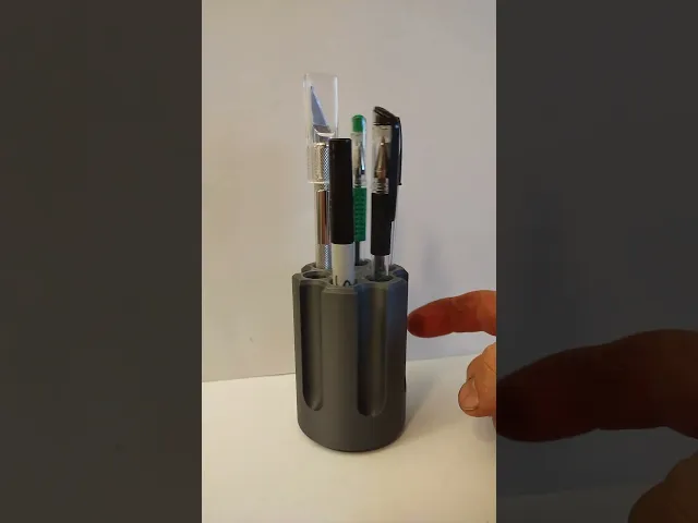 revolver cylinder pen holder with a twist video thumbnail