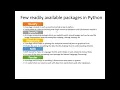 Python Unit 6 Part 1 of 2 Introduction to packages - installation examples installing CBSE Class 9