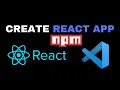 npx create-react-app Easy Installation