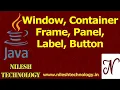 Java Frame Container Window Panel Lable Button
