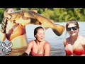 I WRESTLED A 35 POUND CATFISH with Hannah Barron