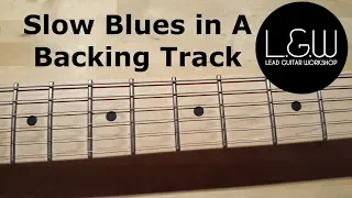 Download Backing track Blues in A slow shuffle MP3