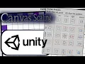 Canvas Scaling in Unity
