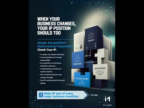 When your business changes, your IP position should too...