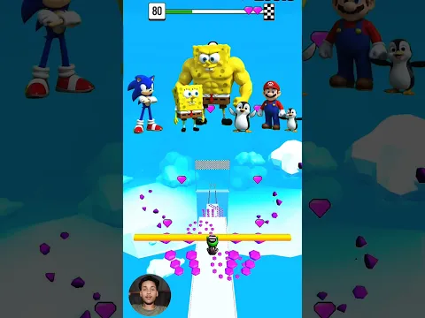 SpongeBob Created a MUSCLE MONSTER Version of Himself ! ππΉ #remix #foryou #familyfriendly #jumpstyle