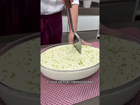 A MELHOR MOUSSE DE LIMÃO - SUPER CREMOSA