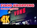 FOOD SHOPPING AT VONS LOS ANGELES