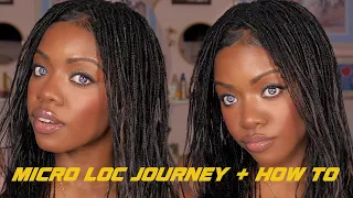My Micro Loc Journey + How To | Highly Requested