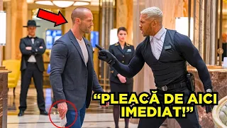 Securitatea Împiedică Intrarea Lui Jason Statham Fără Să Știe Că Este Proprietarul Hotelului