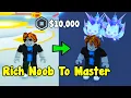 Rich Noob VS Pet Simulator X Noob With All Gamepass To Master Roblox