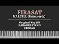 Download Lagu Firasat - Raisa / Marcel (KARAOKE PIANO)