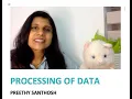 PROCESSING OF DATA
