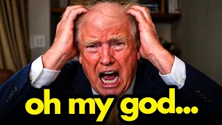 Donald Trump forgot his wig..