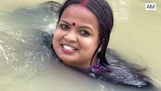 भगवान करे ऐसी औरत किसी को न दे  !  नदी में डुबाई पुरे परिवार को