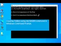 Windows Command Prompt MKDIR