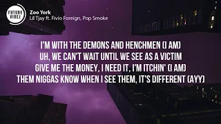 lil tjay zoo york lyrics ft fivio foreign pop smoke