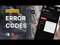 AC Error Codes App How To Use Repair Code - All Brands