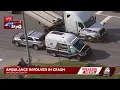 Troopers investigate crash involving ambulance in front of Upstate QuikTrip gas station