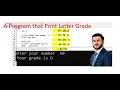 Student Grade Calculation using else if statement C Program