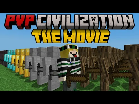 Minecraft but I battle in PVP CIVILIZATION [FULL MOVIE]