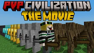 Minecraft but I survive in PVP CIVILIZATION [THE MOVIE]