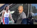Kanye West Shows Weight Gain In Rare Outing While Kim Slays At BBall Practice