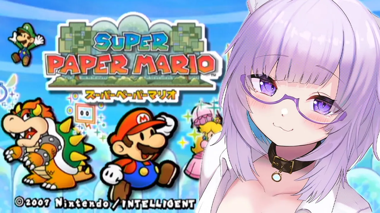 【スーパーペーパーマリオ】伯爵絶対訳アリであ～～る? #04【猫又おかゆ/ホロライブ】