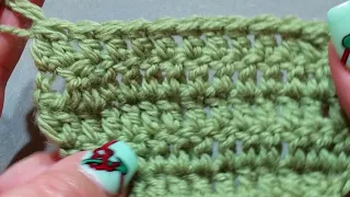 Decrease at of a row in Crochet