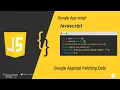 App script urlFetchApp Api Get Json data build google sheets Function Advnced