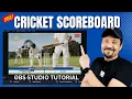 Best Free Cricket Scoreboard For Local Match Live Streaming Scoreboard In OBS Studio Tutorial