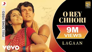 a r rahman o rey chhori best video lagaan aamir khan alka yagnik udit narayan