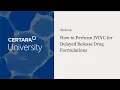How to Perform IVIVC for Delayed Release Drug Formulations
