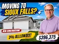 Moving to Sioux Falls New Construction Under 400K