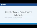 Working with Combobox 1 - Configure a combobox to a Table in MS SQL server