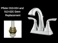 How To Replace A Pfister Faucet Stem 910-024 910-025